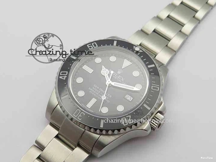 MiroTime 0322 Timeless Sea-Dweller 116600 Black Ceramic BP Maker Best Edition On SS Bracelet SA 3680